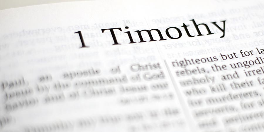 Chapter a Day: 1 Timothy 1