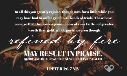 ‭‭TODAY’S PASSAGE: ‭‭‭‭‭‭‭‭1 Peter‬ ‭1:6-7‬ ‭NIV‬‬
