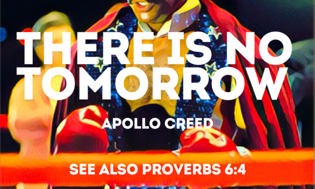 ‭‭TODAY’S PASSAGE: ‭‭‭‭‭‭‭‭Proverbs‬ ‭6‬:‭4‬ ‭NLT‬‬