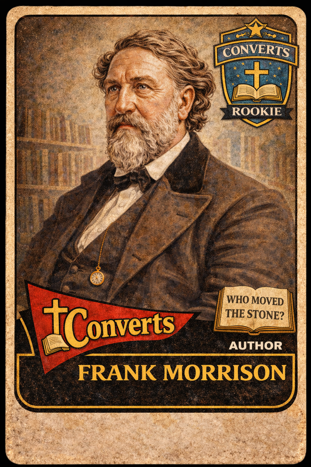 frank morrison who moved the stone author