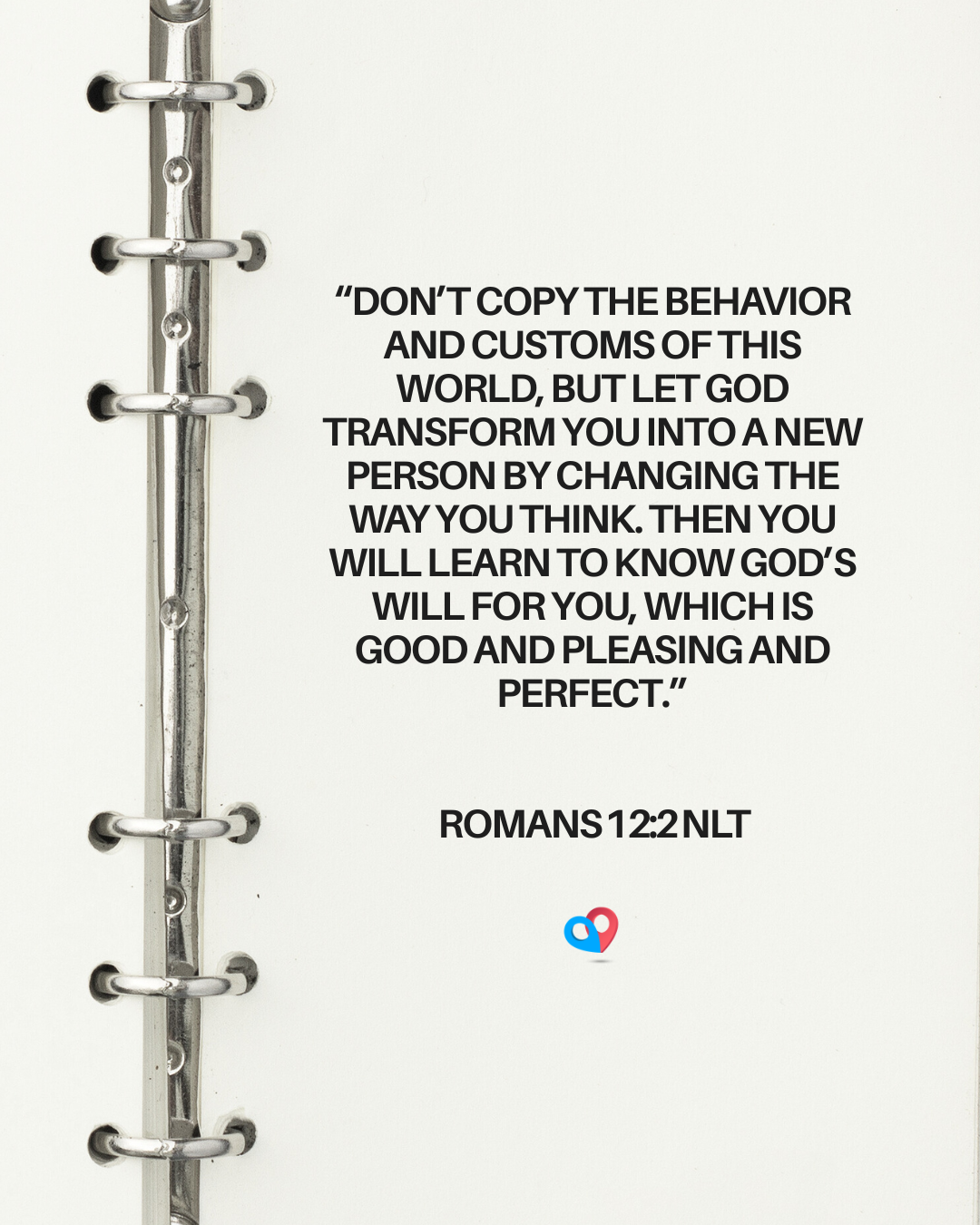 Romans 12-2 NLT 5 Romans 12-2 NLT 5