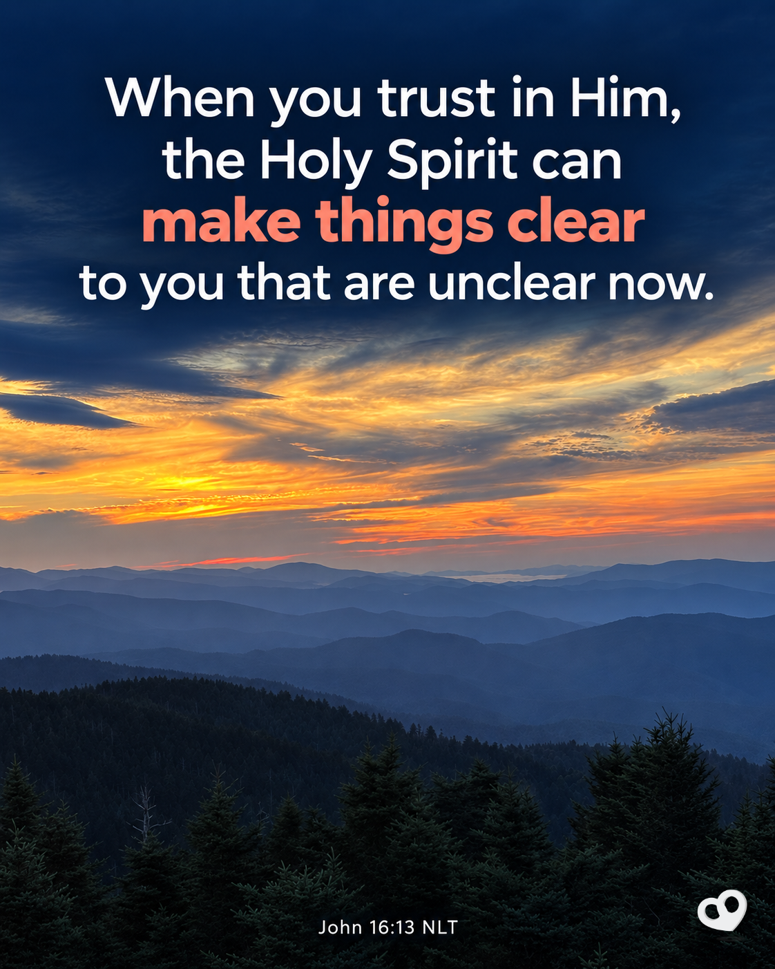 john 16-13 nlt james 4-7-8